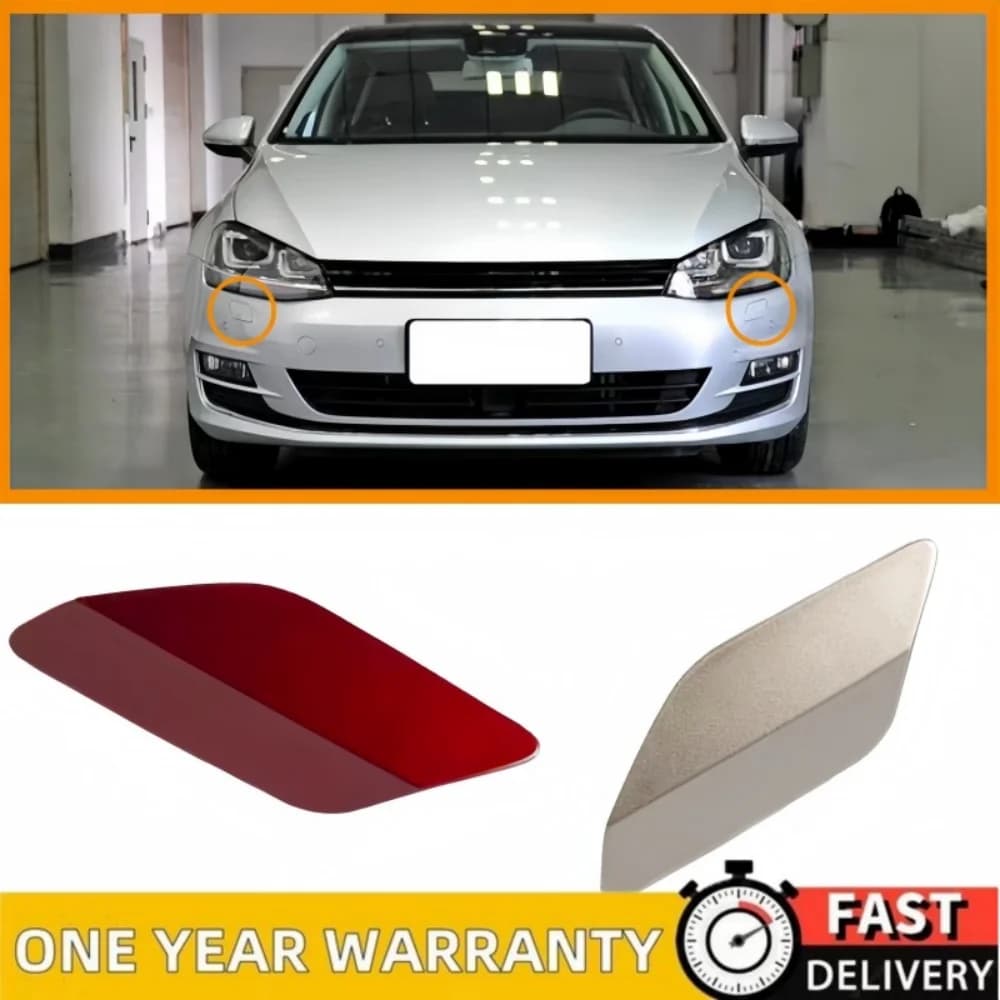Car Left or Right Front Bumper Headlight Washer Cover Cap for VW Golf 7 MK7 2014 2015 2016 2017 2018 2019