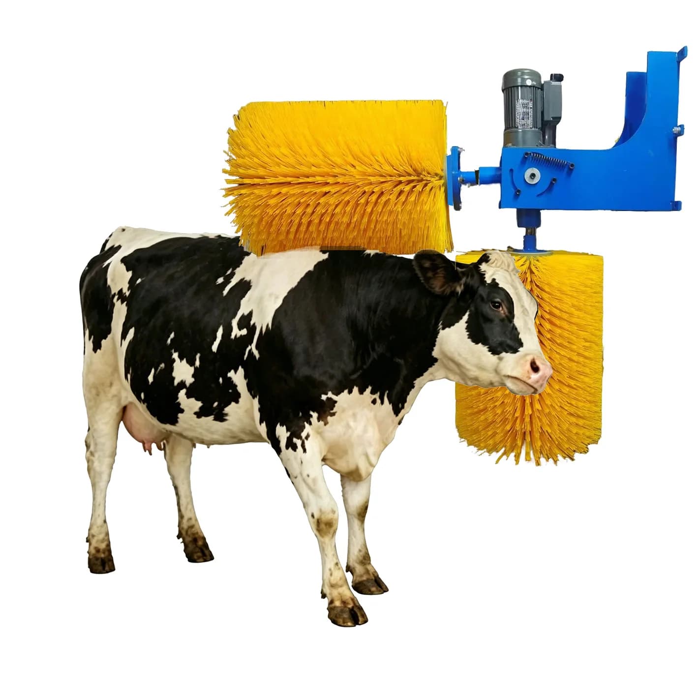 Electric Automatic Rotating Cattle Grooming Brush Cow Body Cleaning Massage Scratcher for Livestock Automatic Double Cow Brush