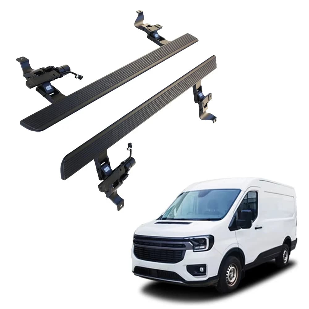 WJ Super Price LED Lights Car Padel SideSteps Electric Retractable Running Boards for 2012-2021 Mitsubishi Delica