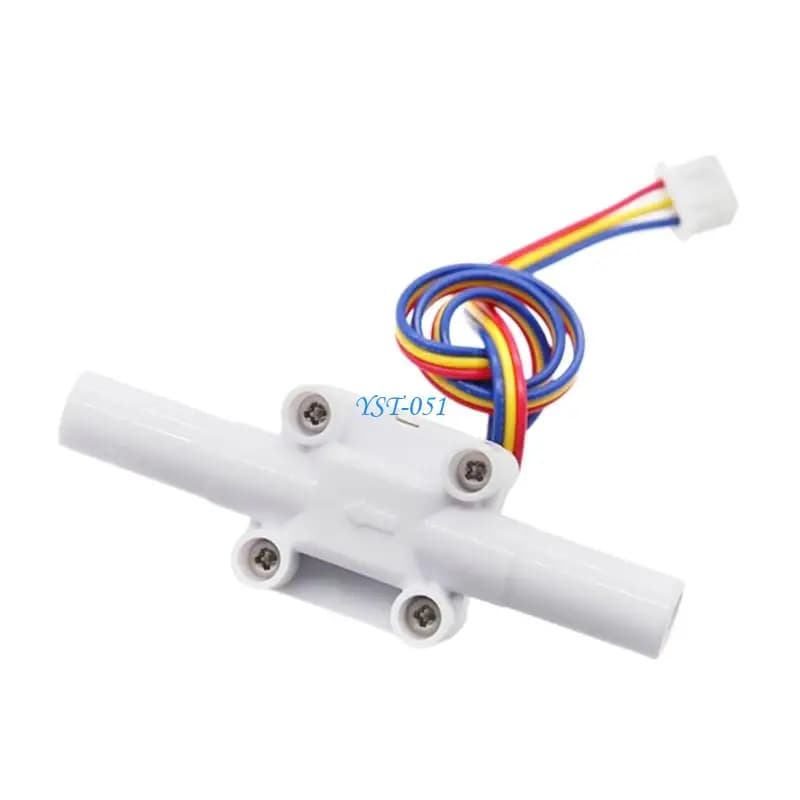 E15A Small Diameter Water Flows Sensors Quick Connection Hall Flows Meter For Coffee Machine