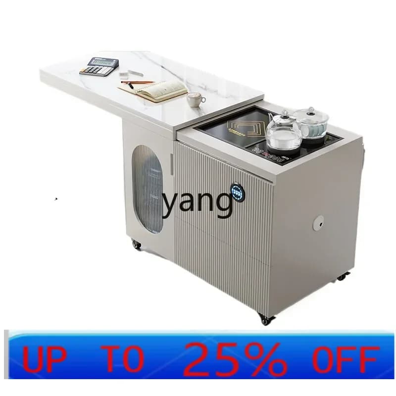 LTT removable tea table household retractable tea table modern high-end kettle embedded