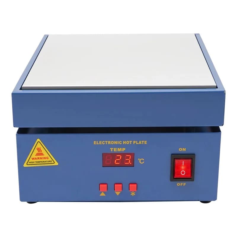 for Preheat Soldering Station,50~400°C Accurate Thermal Regulation Electronic Soldering Hot Plate, LCD Display Welder Hot Plate