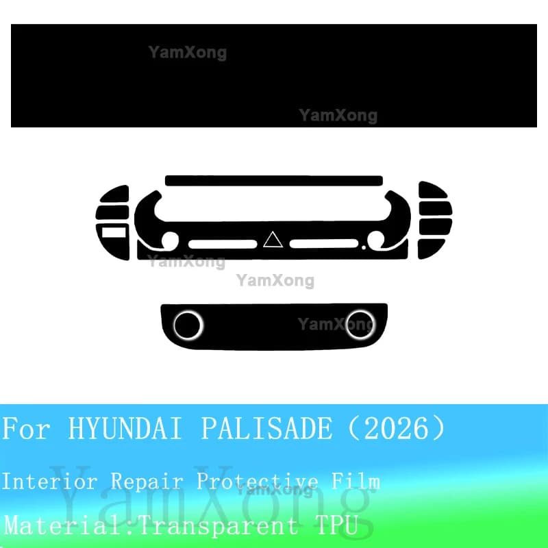 For HYUNDAI PALISADE 2026 TPU Interior PPF Film Center Console GPS Screen Anti-Scratch Repair Car Interior Accessories
