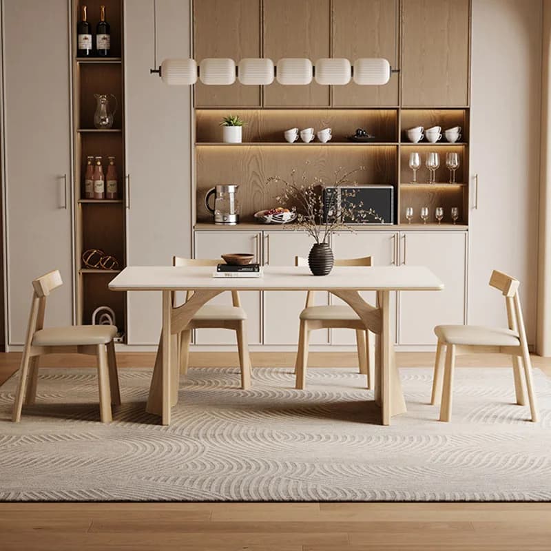 Kitchen Mobile Dining Table Restaurant Wood Modern Living Room Luxury Designer Dining Table Writing Muebles Commercial Furniture