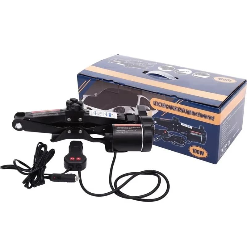 DC 12v 2 Ton Multifunctional Electric Car Scissors Jack Kit Car Lift