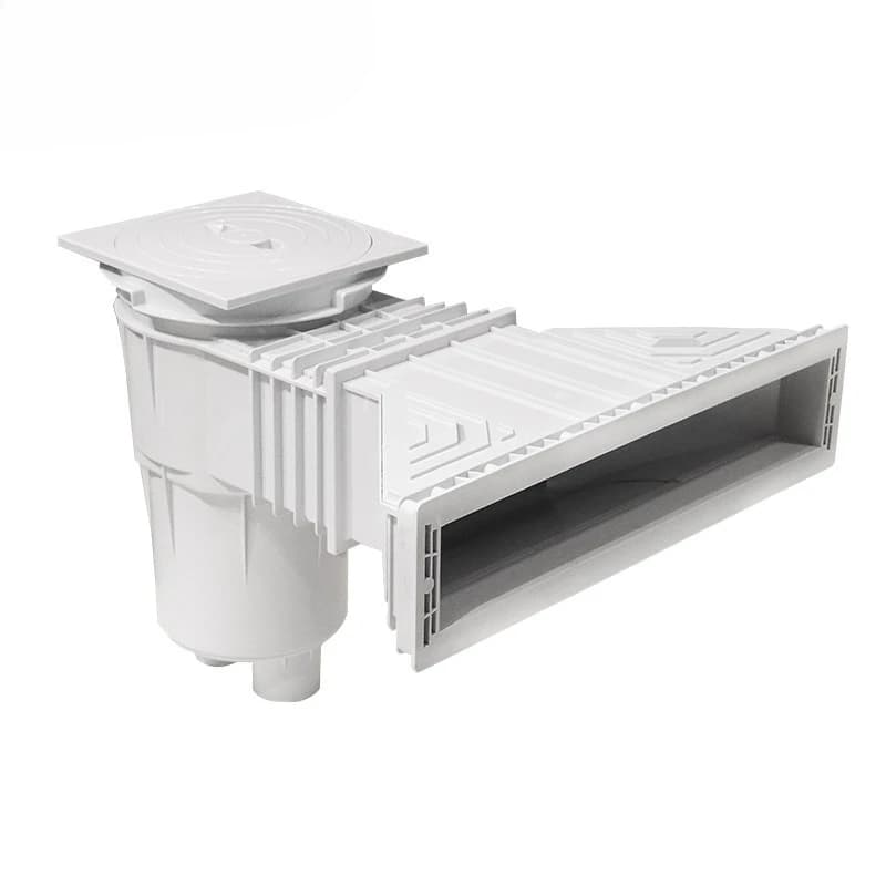 Scrubber for surface swimming pool Wide mouth leaf impurity collector