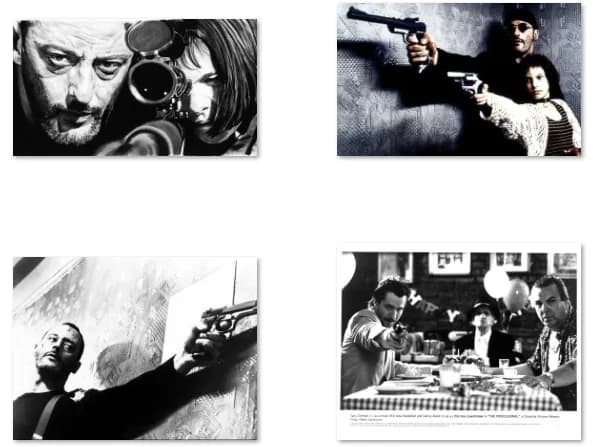 8Style Choose LEON; THE PROFESSIONAL Movie, Art Print Silk Poster Home Wall Decor