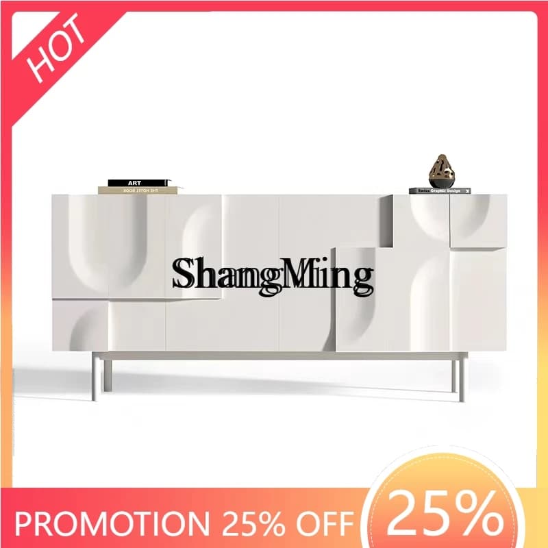 ZYY light luxury modern simple surprising cream style dining side porch shoe cabinet integrated home locker