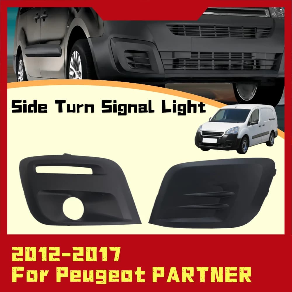 For Peugeot PARTNER 2012 2013 2014 2015 2016 2017 Side Turn Signal Light Car Modification Accessory Upgrade ABS Plastic Styling