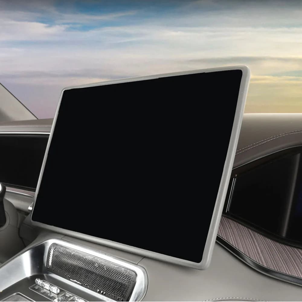 Central Control Display Screen Protector For Denza N8L 2025 2026 Car Modification Accessories Original Car Color Silicone Frame