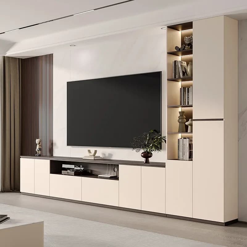 Luxury Armoires Storage Tv Cabinet White Mobile Tv Cabinet Living Room Dressers Mobile Tv Soggiorno Comfortable Furniture