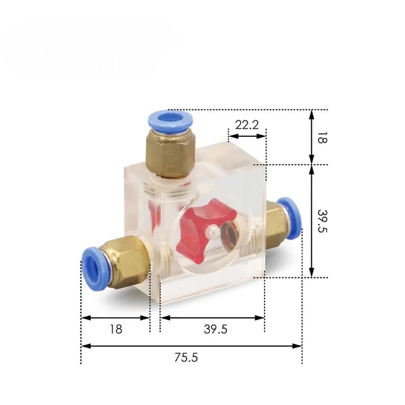 Flow Meter for Indicator with Fast Interface Water Pump Chiller Cooling System