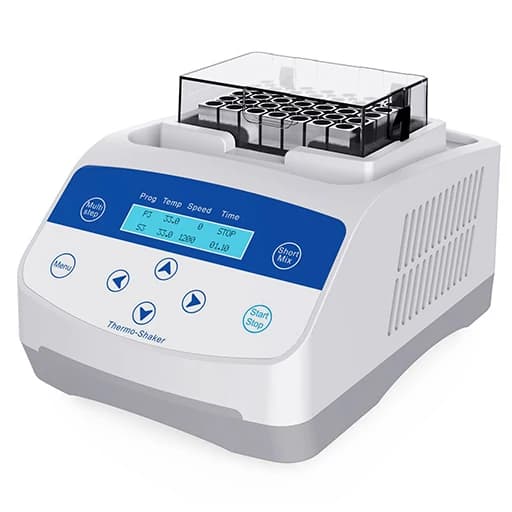 IKEME Cheap Price Lab Cooling and Heating Thermostatic Shaker Incubator Laboratory Mini Dry Bath Incubator With Heated Lid