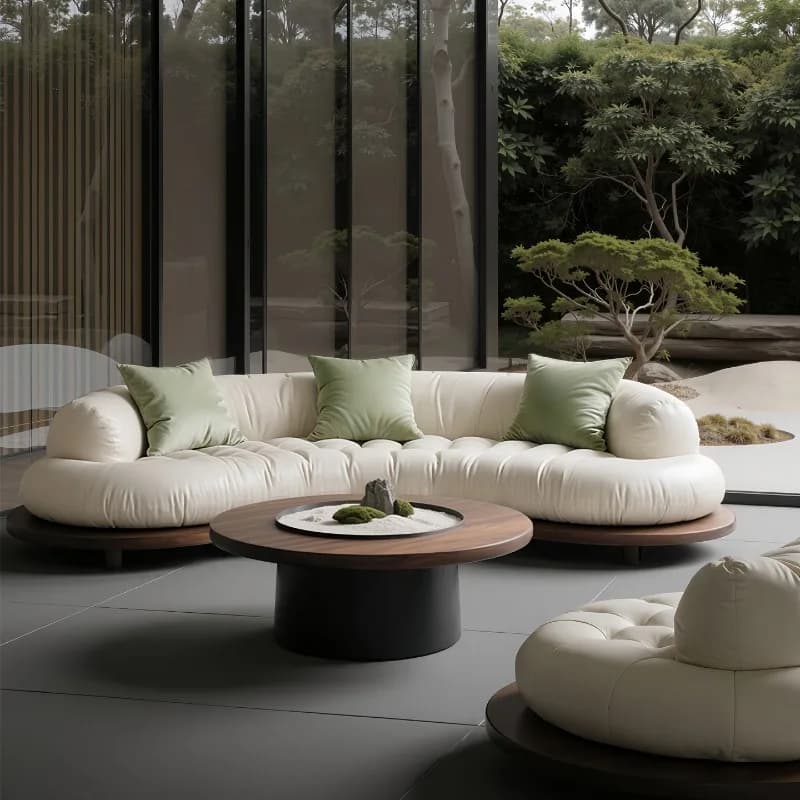 Minimalist Beige Living Room Sofas Italian White 2 Seater Lounges Living Room Sofas Modern Nordic Woonkamerbanken Home Furniture