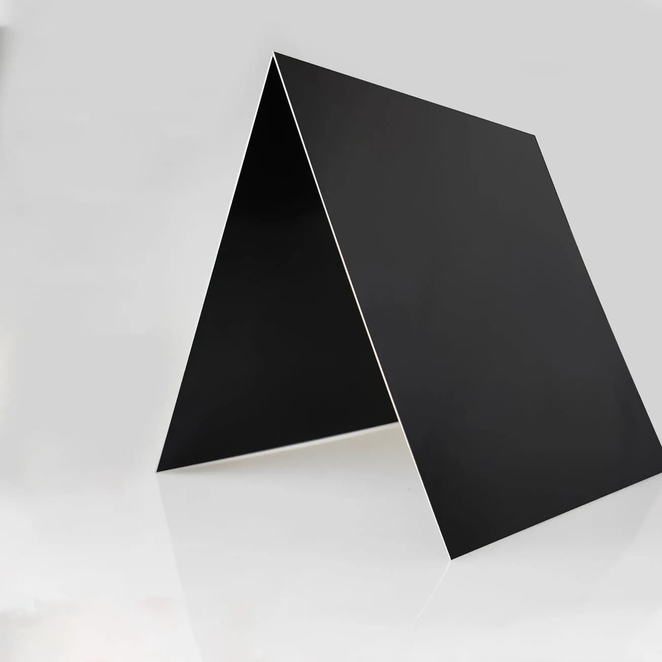 Black Anodized Aluminum Plate With a Thickness Of 0.5/0.8/1.5/2mm Nameplate Production