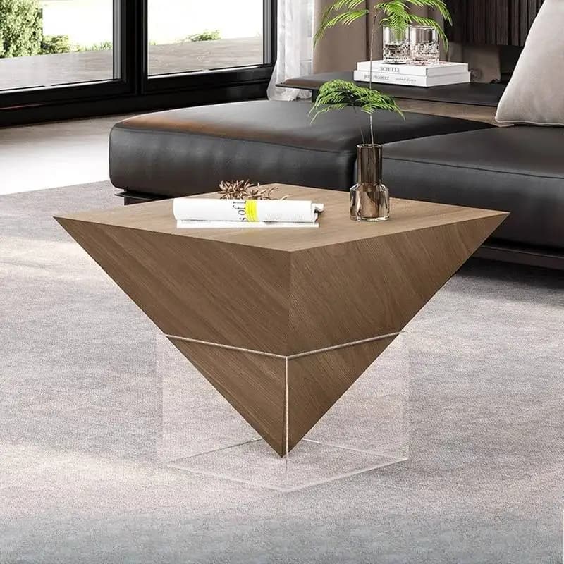 European Style Coffee Tables Luxury Classy Design Apartment Wood Coffee Tables Center Nordic Mesa De Centro Furniture Home