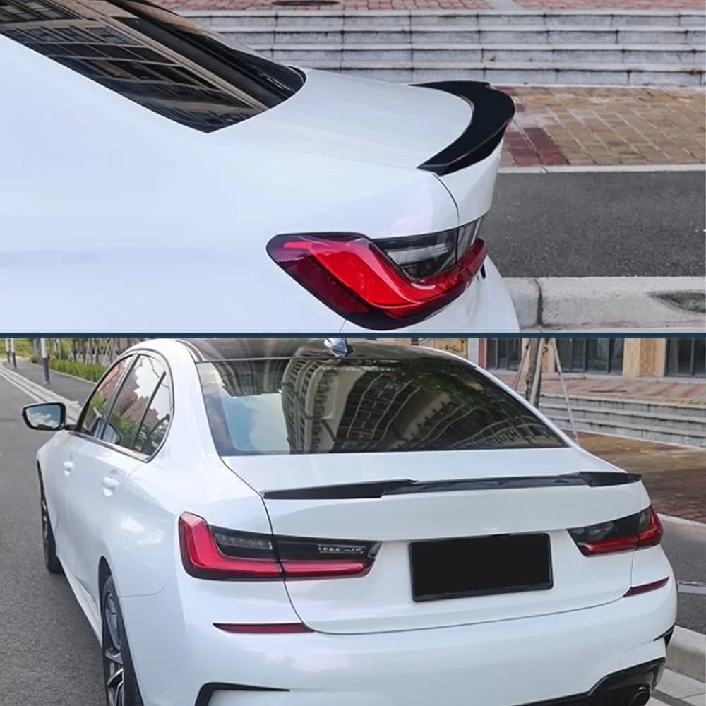 M4 Style Car Rear Trunk Roof Spoiler Wings For BMW 3 Series G20 G28 2019-2022 330i 330e Tail Trunk Wing Top Spoiler Wing