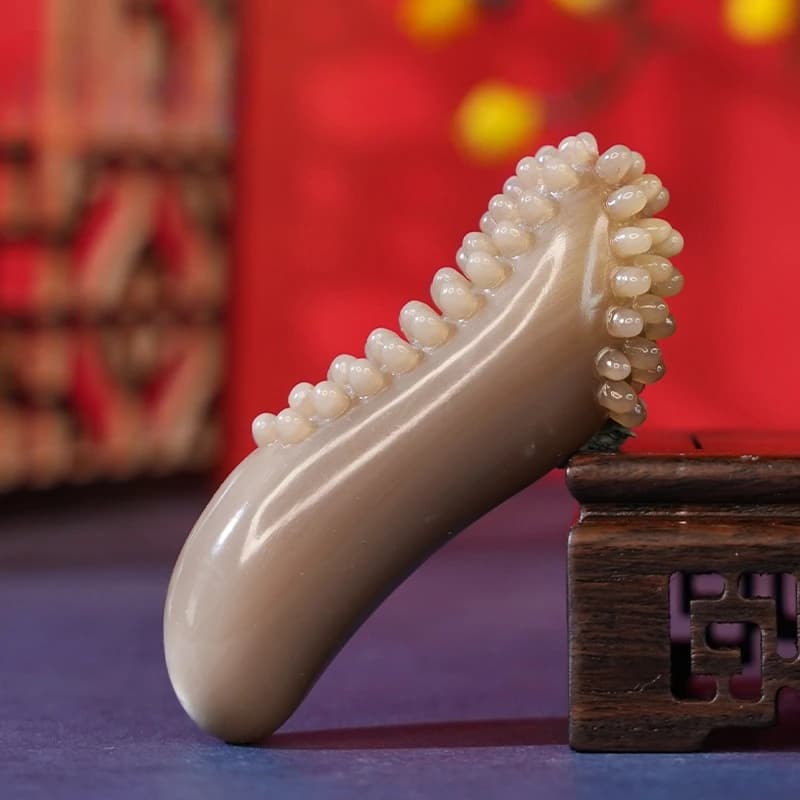 Eye area, eye area, pinch points, massage stick, white buffalo horn S scraper board