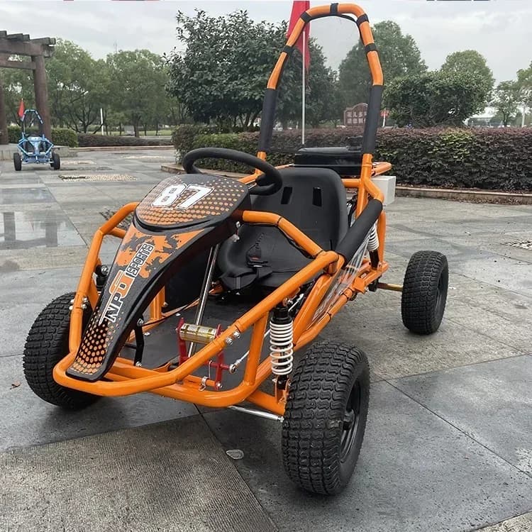 Original 125cc Cheap Go Karts for Kids Safe  Go Carts Gas Powered