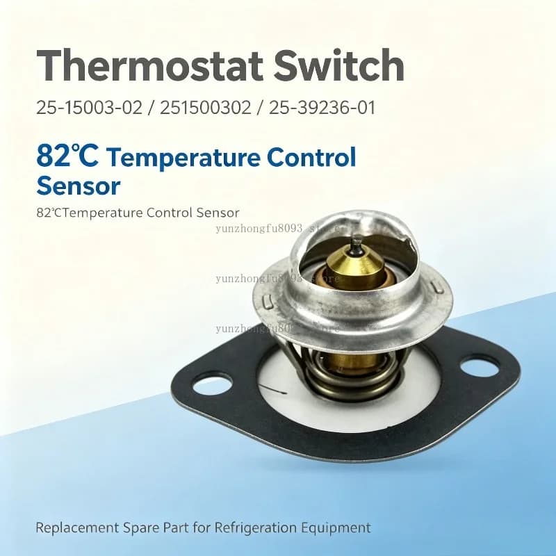 Thermostat Switch 25‑15003‑02 251500302 25‑39236‑01, 82℃ Temperature Control Sensor, Durable Replacement Spare Part