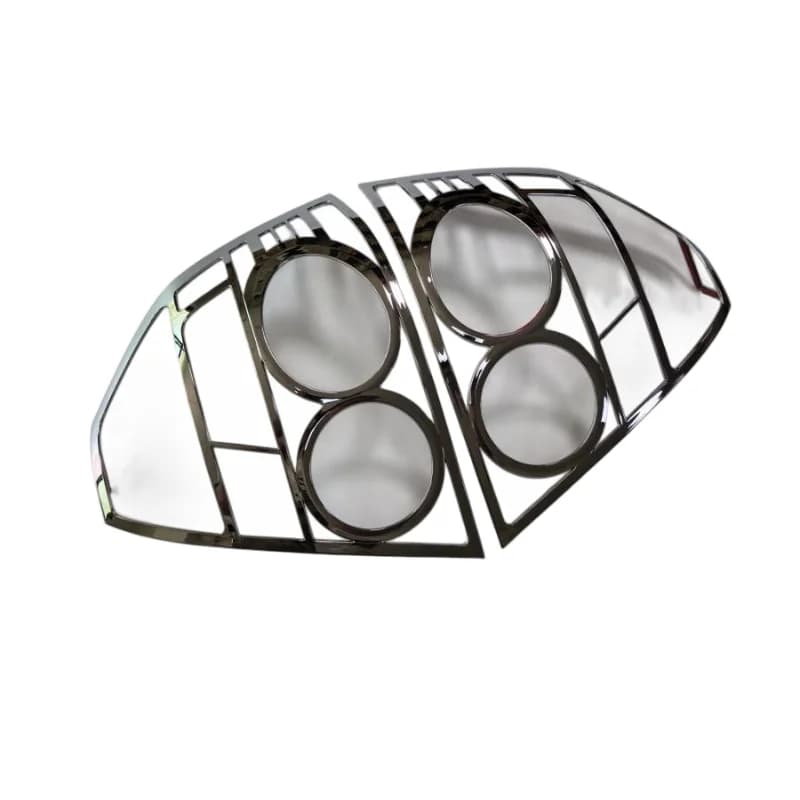 2 PC Chrome Tail Light Cover Trim For Chevrolet Aveo T250 Sedan 2006-2012-- Sturdy Accessory