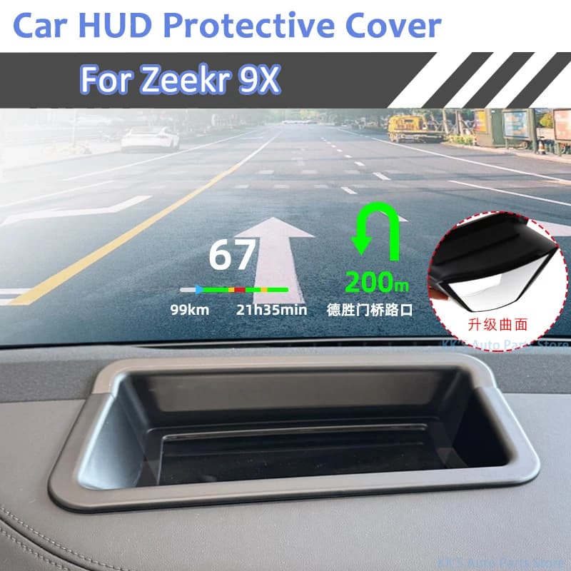 HUD Head-Up Display Protective Cover & Dashboard Dustproof Cover for Zeekr 9X, Car Interior Accessories