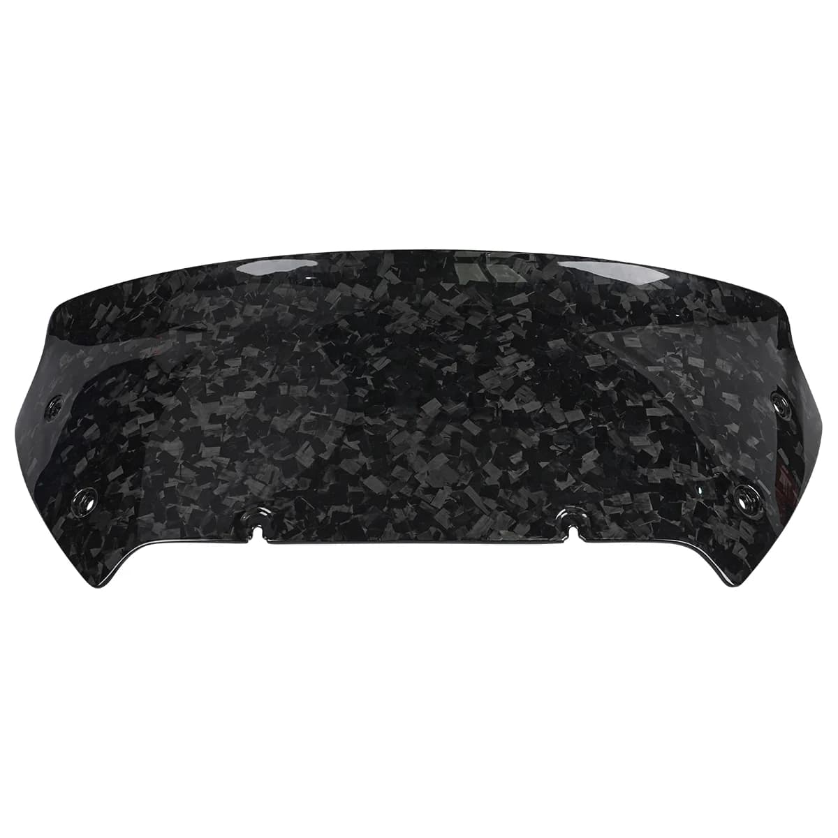Forged Carbon Fiber Glossy Motorcycle Headlight Fairing Cowl Black Compatible for Harley 2024 Street Glide