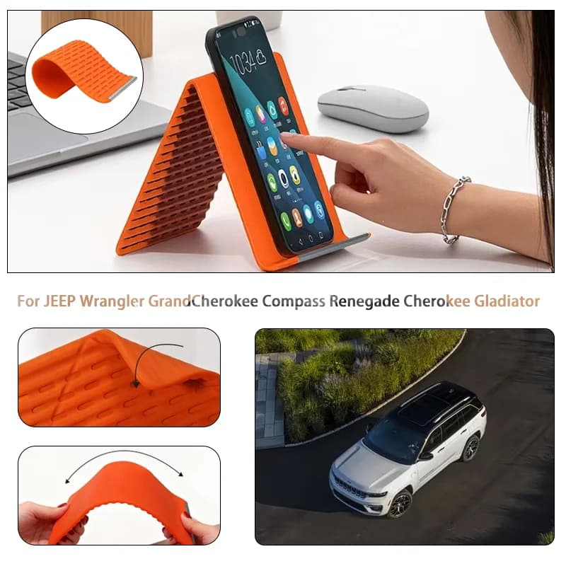 Flexible Foldable & Transformable Stand For JEEP Wrangler GrandCherokee Compass Renegade Cherokee Gladiator