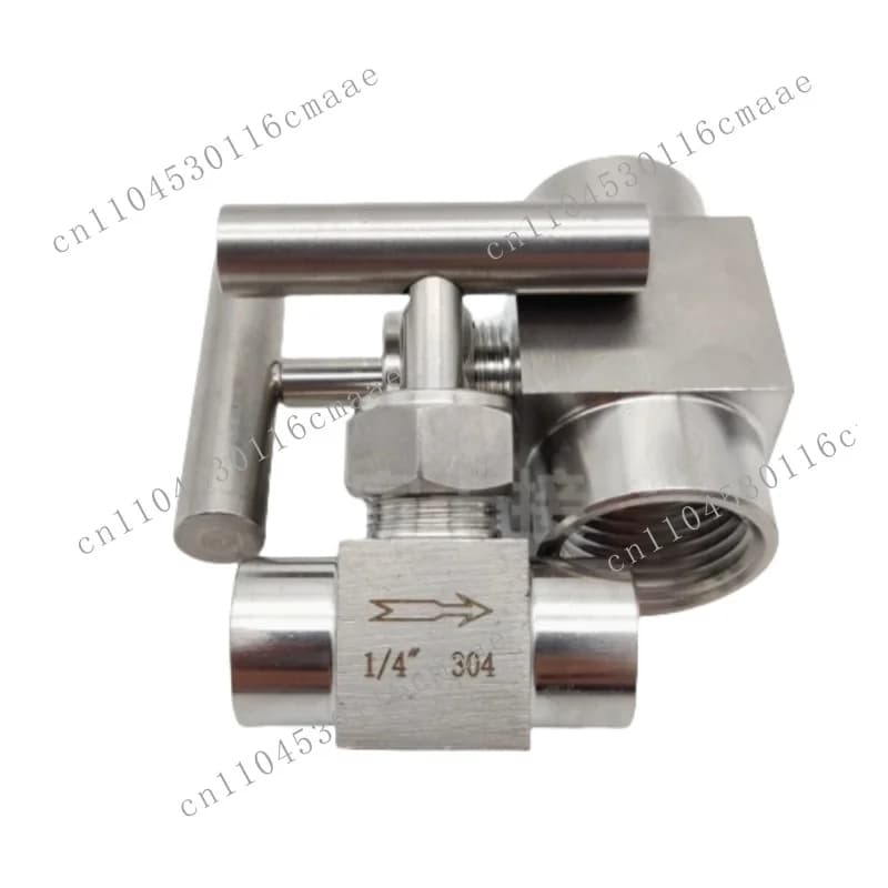 2026 hot-selling hydraulic valve 304 stainless steel inner wire needle valve G1/4 straight handle regulating flow valve