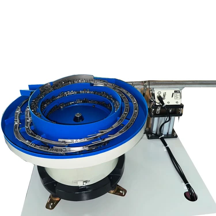 Customized 2 Rails Hardware Nuts Vibration Bowl Feeder Long Linear Vibratory Feeder