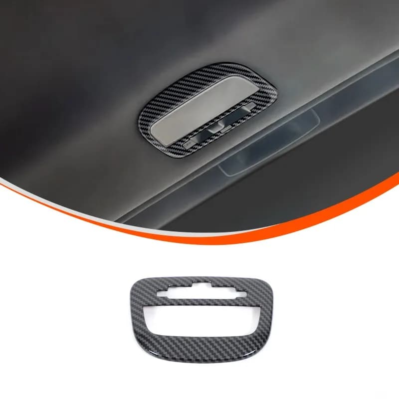 ABS Carbon Fiber Rear Reading Light Frame for 2025+ Subaru Forester Rear Roof Light Cover Automotive Accessories