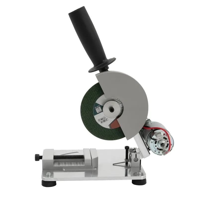 Mini Table Saw 96W Portable Tabletop Manual Chop Saw Adjustable Angle and Height Versatile Cutting