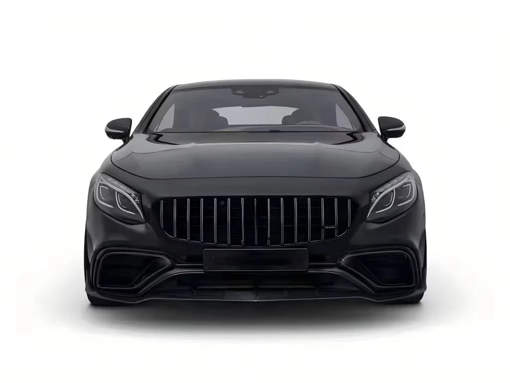 High Quality Carbon Body Kits for W217 C217 Coupe S Class - B Style Upgrade Front Lip Rear Diffuser Spoiler Bumper