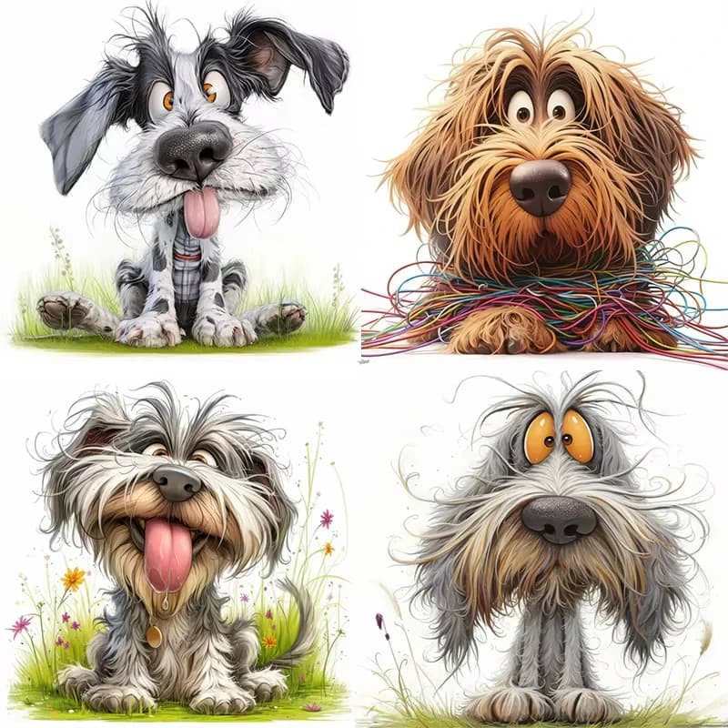 Frazzled Dog Wall Sticker Toilet Lid Stickers, Bedroom Entrance Living Room Porch Home Decora Waterproof Decals Stickers S940