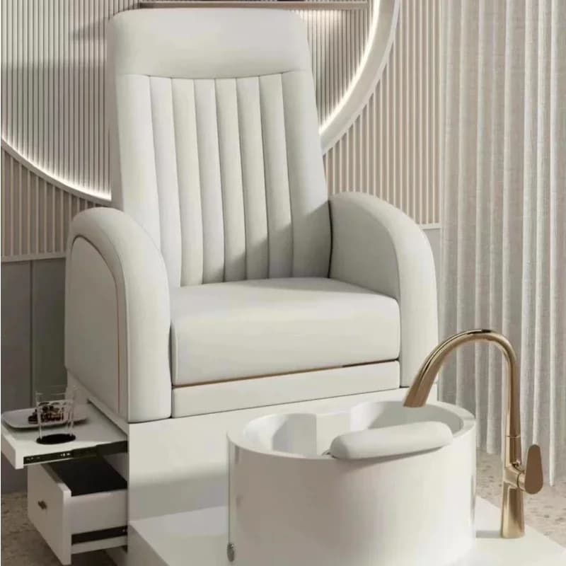 gU YichengBeauty Factory  Offer High Back Foot Spa Massage Manicure Pedicure Chairs for Nail Salon Foot Bath Sofa Pedicure