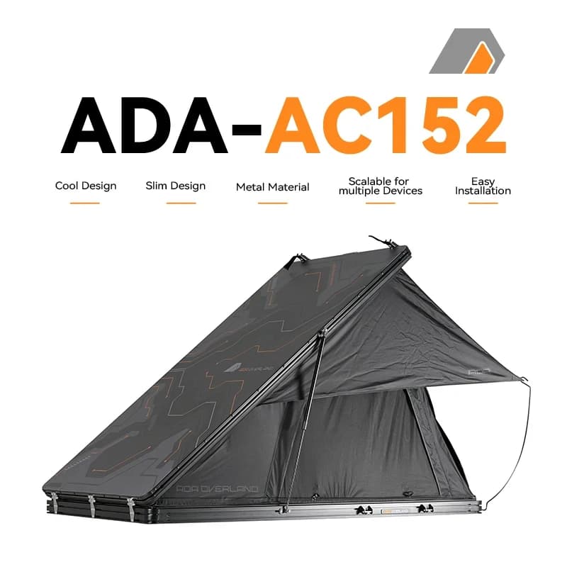 High Quality Ultra-Thin Design Automatic Pop-Up Triangle Aluminum Hard Shell Offroad Car Roo