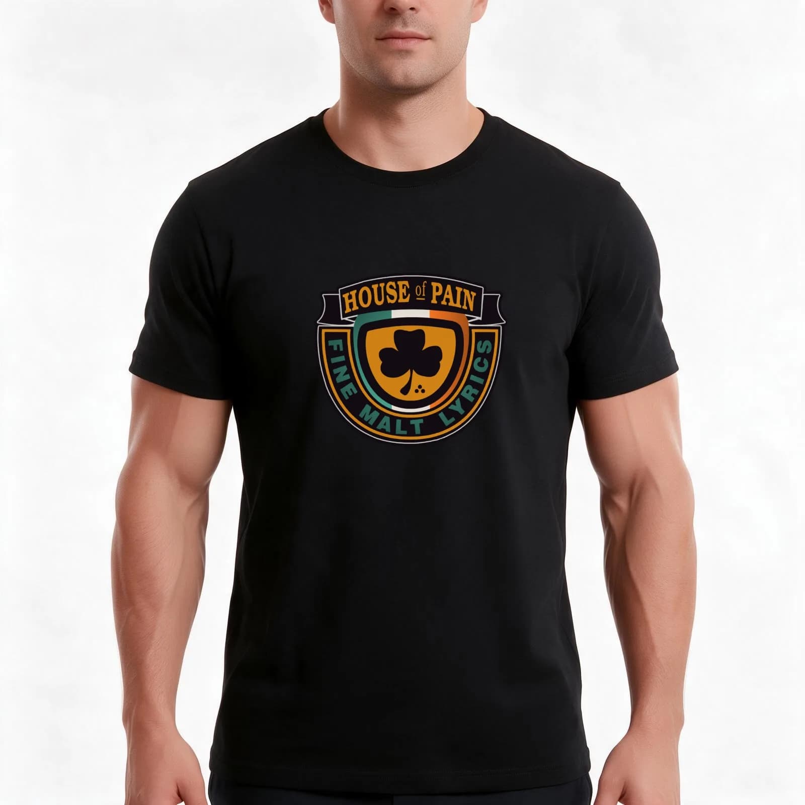 House of Pain T-Shirt, Summer Casual Cotton Tee, Oversized Streetwear Tops, Vintage Graphic Print, Loose Fit Short Sleeve