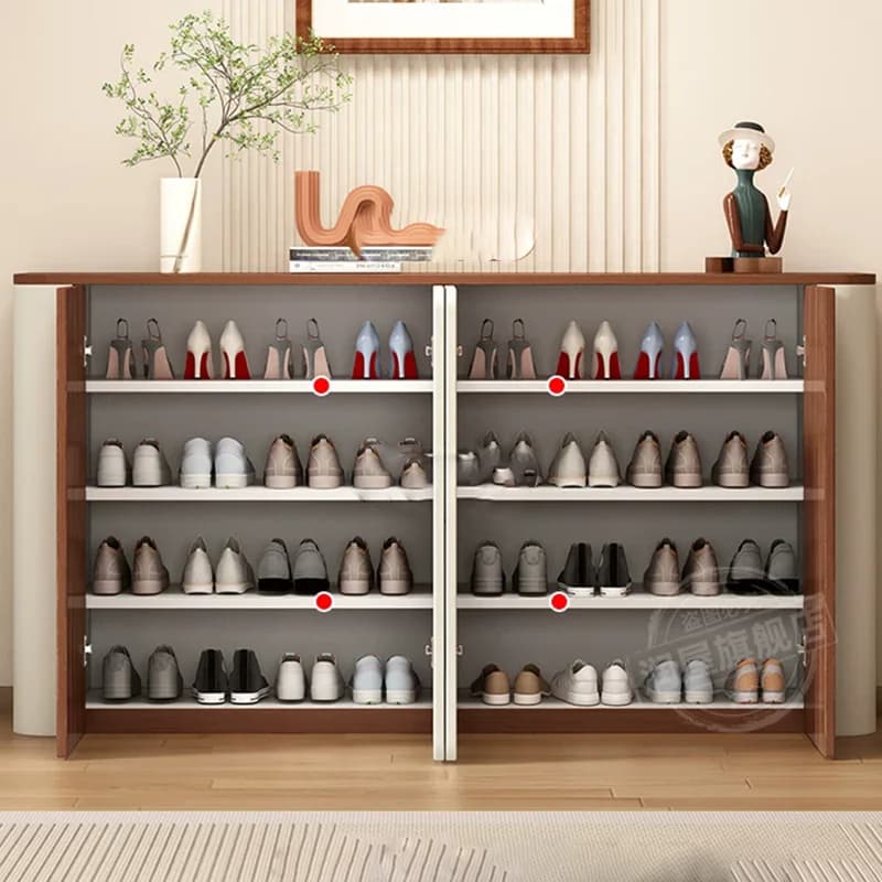 Designer Modern Shoe Cabinet Vertical Slippers Luxury Display Living Room Organizer Shoe Shelf Storage Muebles Home Furniture