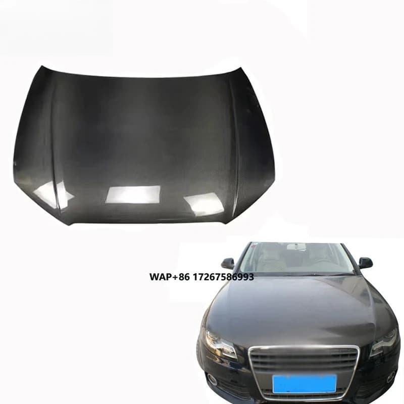 Carbon Fiber Hood for  A4 B8 OEM Style Car Accessories Engine Bonnet Hood
