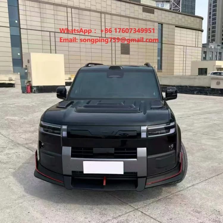 New High Quality PP Bumper Front Lip Fender Flare Rear Diffuser Spoiler Hood Cover Wide Body Kit for BYD Leopard Tai7