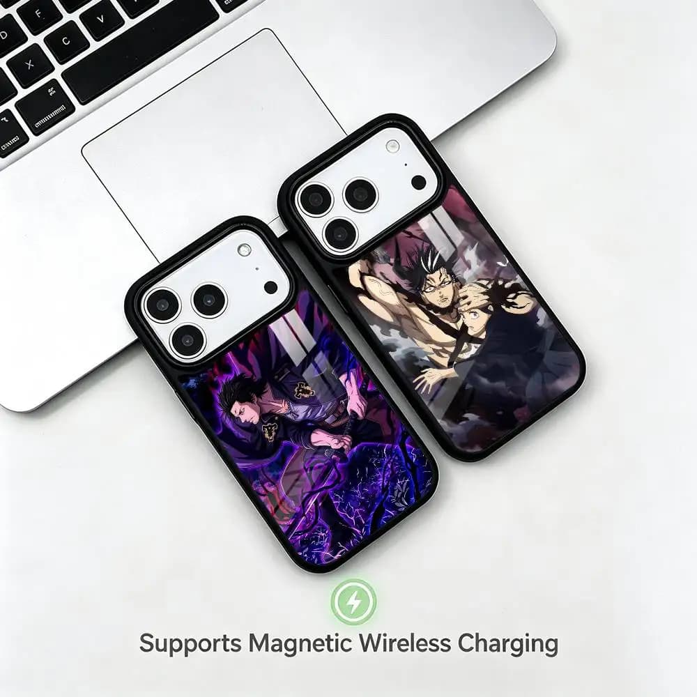 Black Clover Yami Sukehiro gift Phone Case For iPhone17,16,15,14,13,12,11 Plus,Pro Allows magnetic wireless charging
