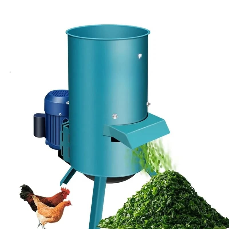 Electric Vegetable Fodder Grinder Machine New Condition Shredder Blade Cutter Crusher Feed Grater
