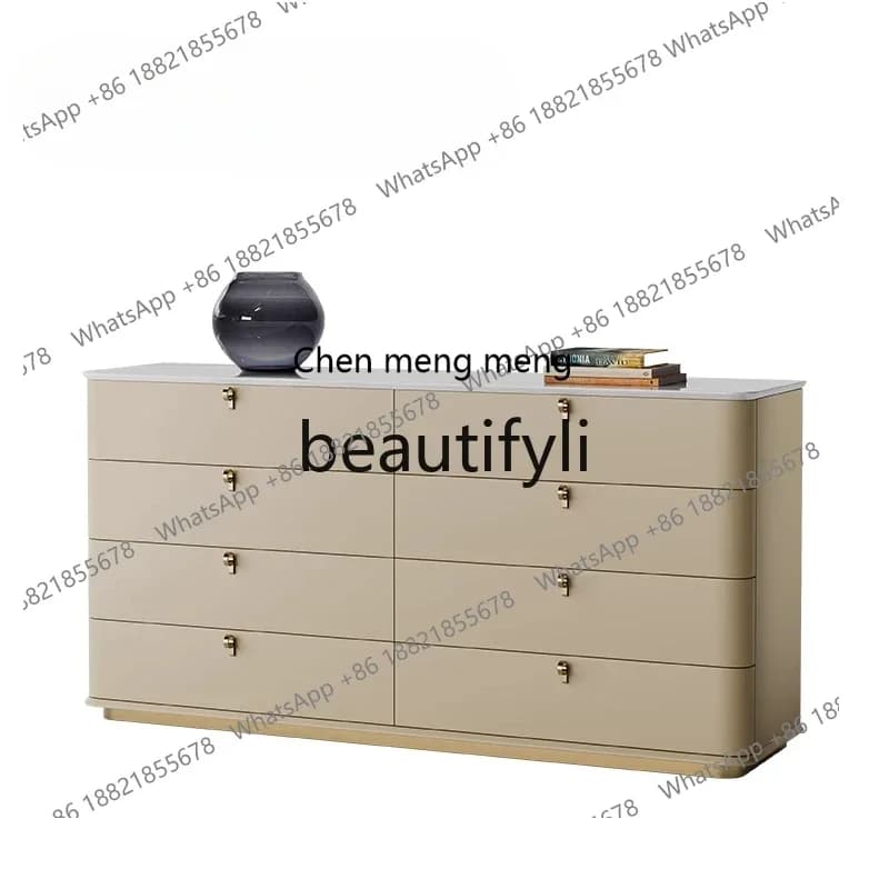 N178 G  Liht luxury livin room, natural marble bucket cabinet, Italian storae cabinet, villa locker interated