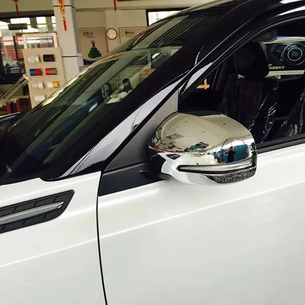 Car Rearview Mirror Cover Protect For Suzuki Vitara 2016 2018 2020 2022 2023 Door Side View Mirror Cap Accessories Styling Trim
