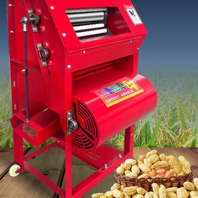 Peanut fruit picker dry and wet dual-purpose household small peanut picking non-damaged threshing electric harvester, upgraded