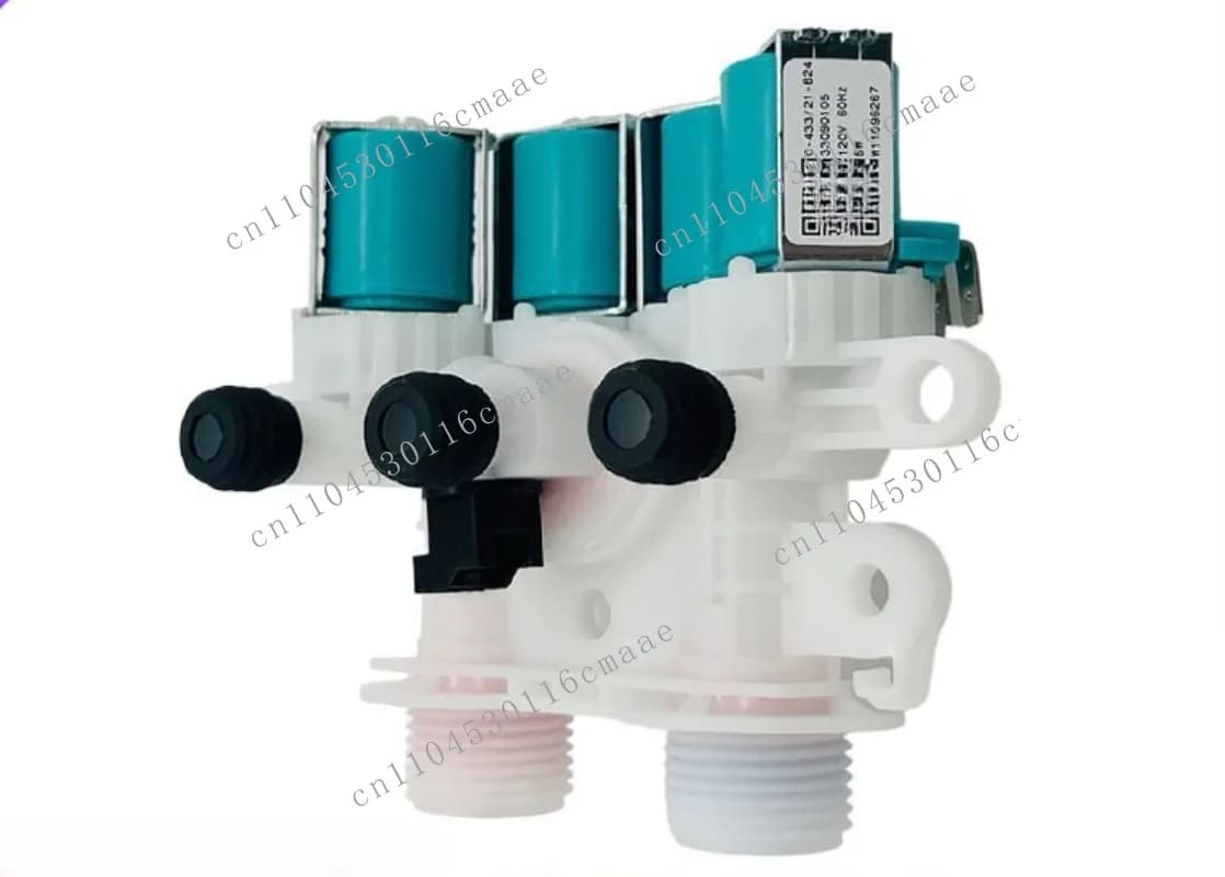 Suitable for W11096267/W11096268 Washing Machine Inlet Valve W11165546 Four-head Solenoid Valve 120V