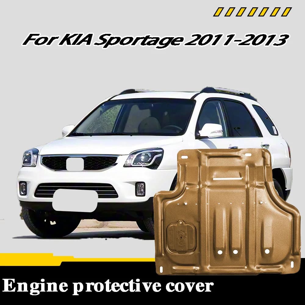 Under Engine Guard Plate For KIA Sportage 2011-2013 2.0L Mud Fender Cover mudguard protector Front Underbody Shield