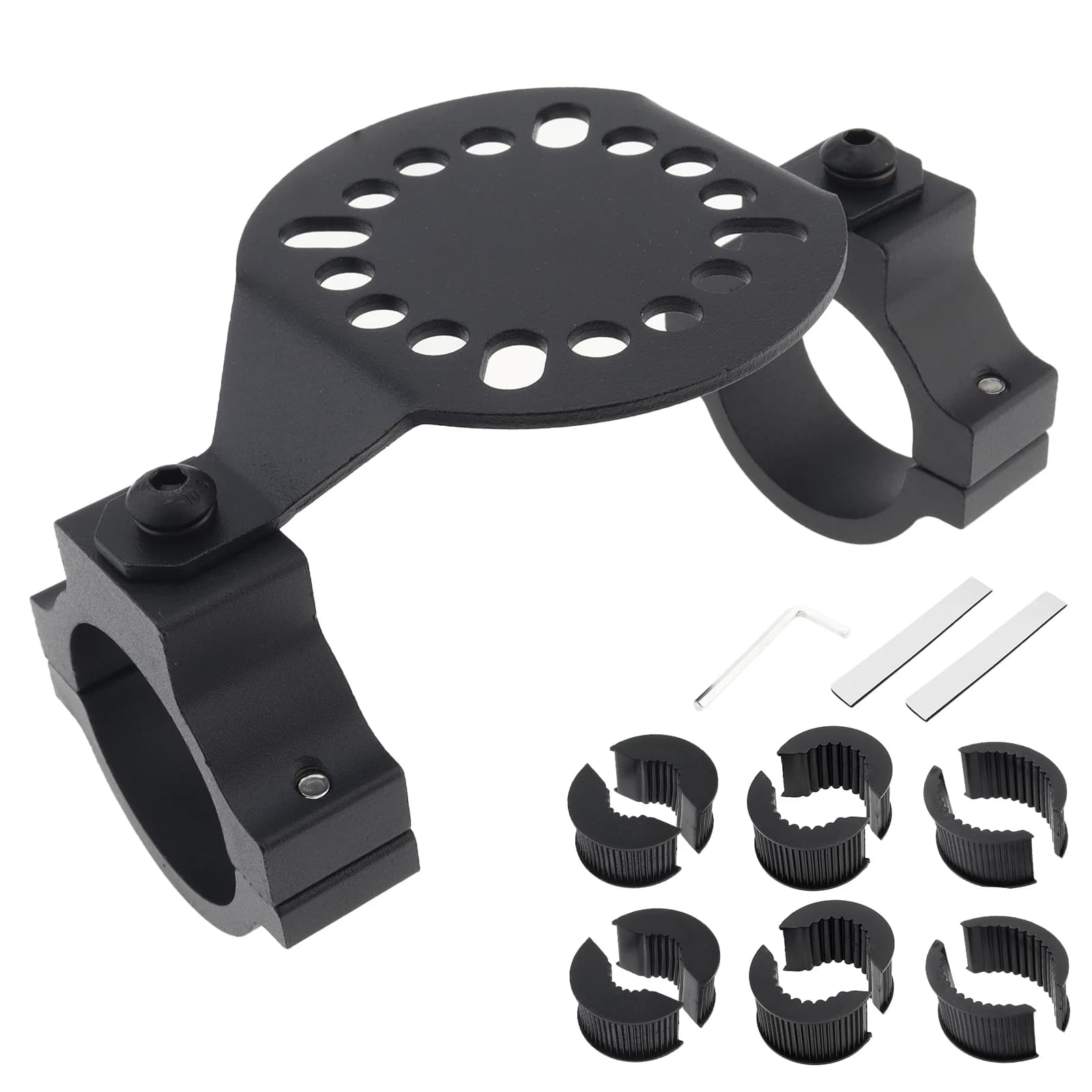 Fuel Water Container Holder Upgraded Heavy Duty Gas Can Mount Bracket Kit for 1 to 2 in Round Roll Bar Fit for UTV ATV