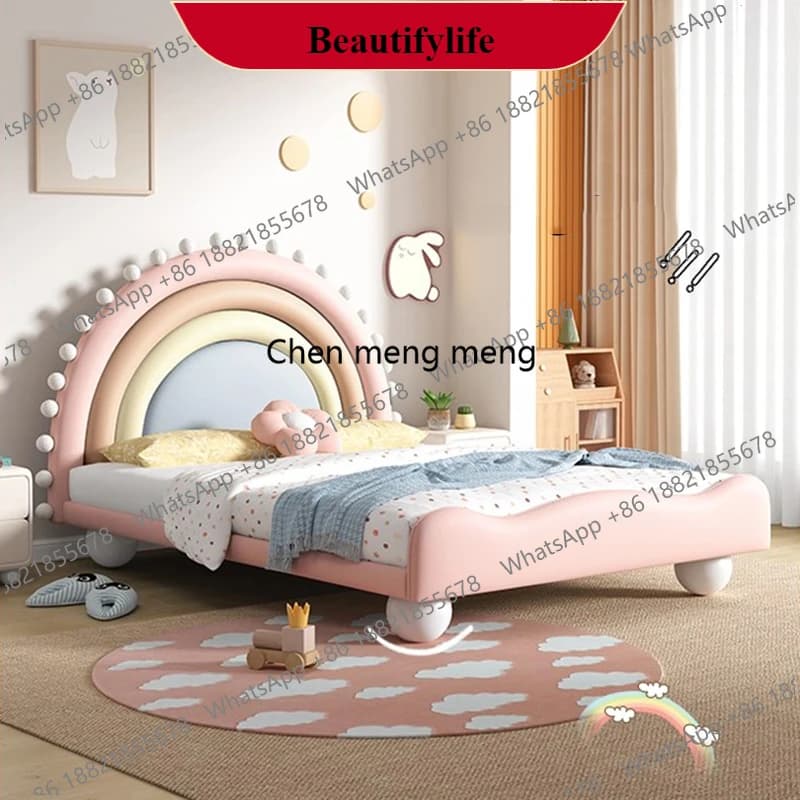 Portable Princess Bed Sleeping Safe Sun Beauty European Design Bed Double Luxury Bedroom Letto Matrimoniale Trendy Furniture
