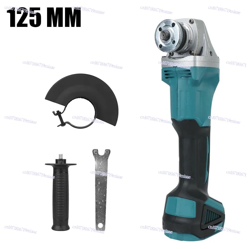 100 125 Electric Angle Grinder 21V Rechargeable Handheld Small Cutting Machine, Brushless Lithium Angle Grinder